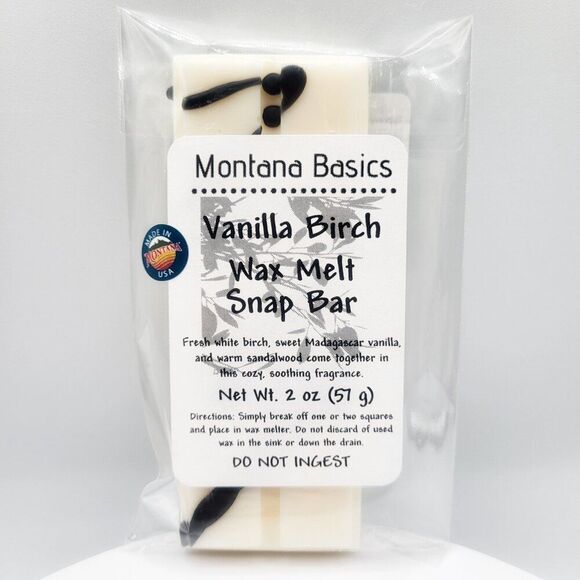 Hand Crafted Other - Vanilla Birch - Wax Melt Snap Bar
